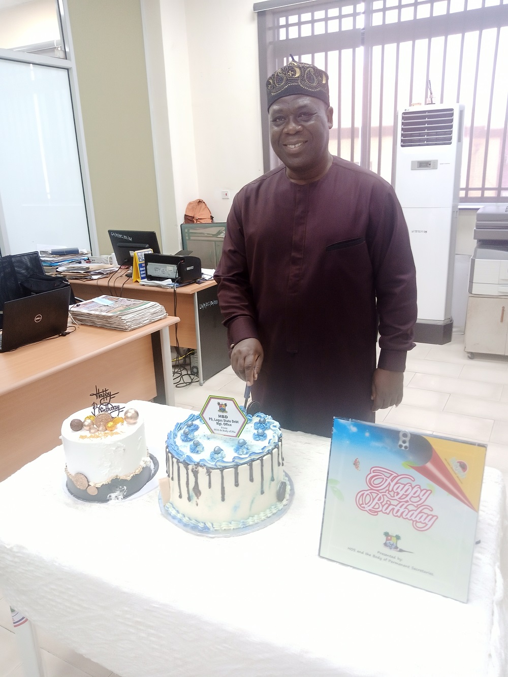 PERMANENT SECRETARY CELEBRATES BIRTHDAY